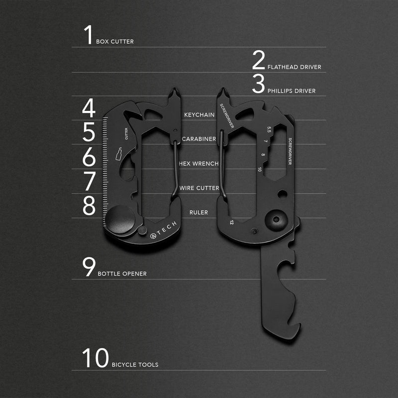 Load image into Gallery viewer, Multitool 10-in-1 Carabiner