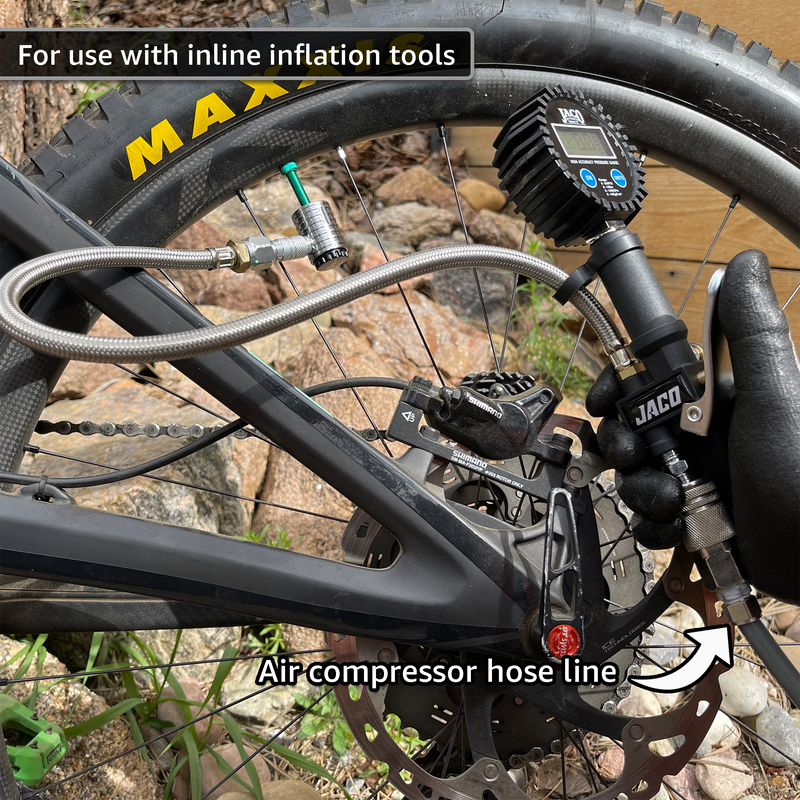 Load image into Gallery viewer, Lightning™ XP Locking Presta Air Chuck for Bike Tires - 1/4" F-NPT (Presta Valves)