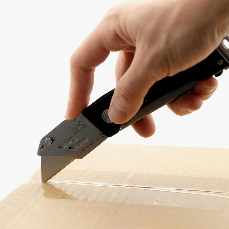 Load image into Gallery viewer, EDC Utility Knife with Blade Storage