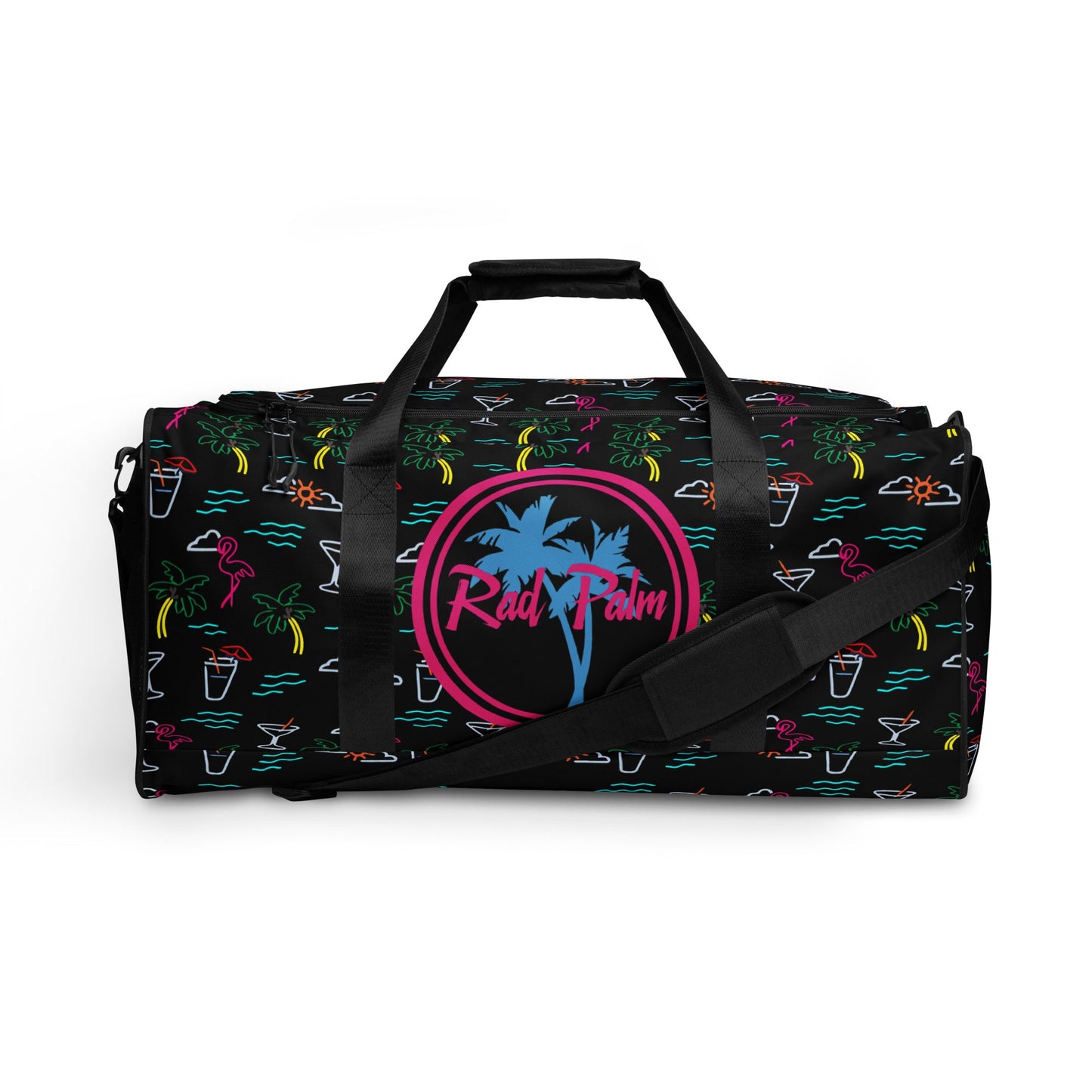 Five O'Clock Somewhere Black Duffle Bag