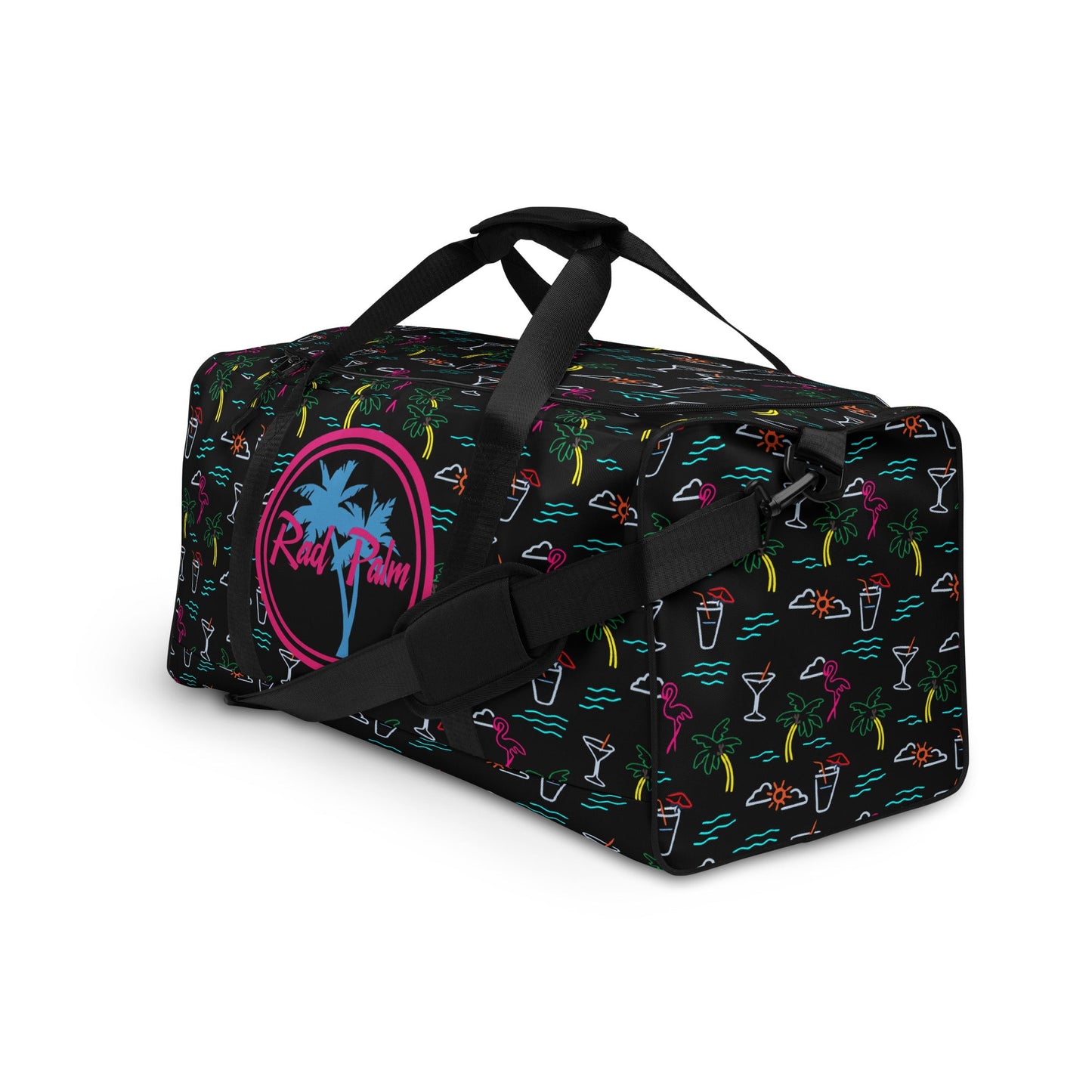Five O'Clock Somewhere Black Duffle Bag
