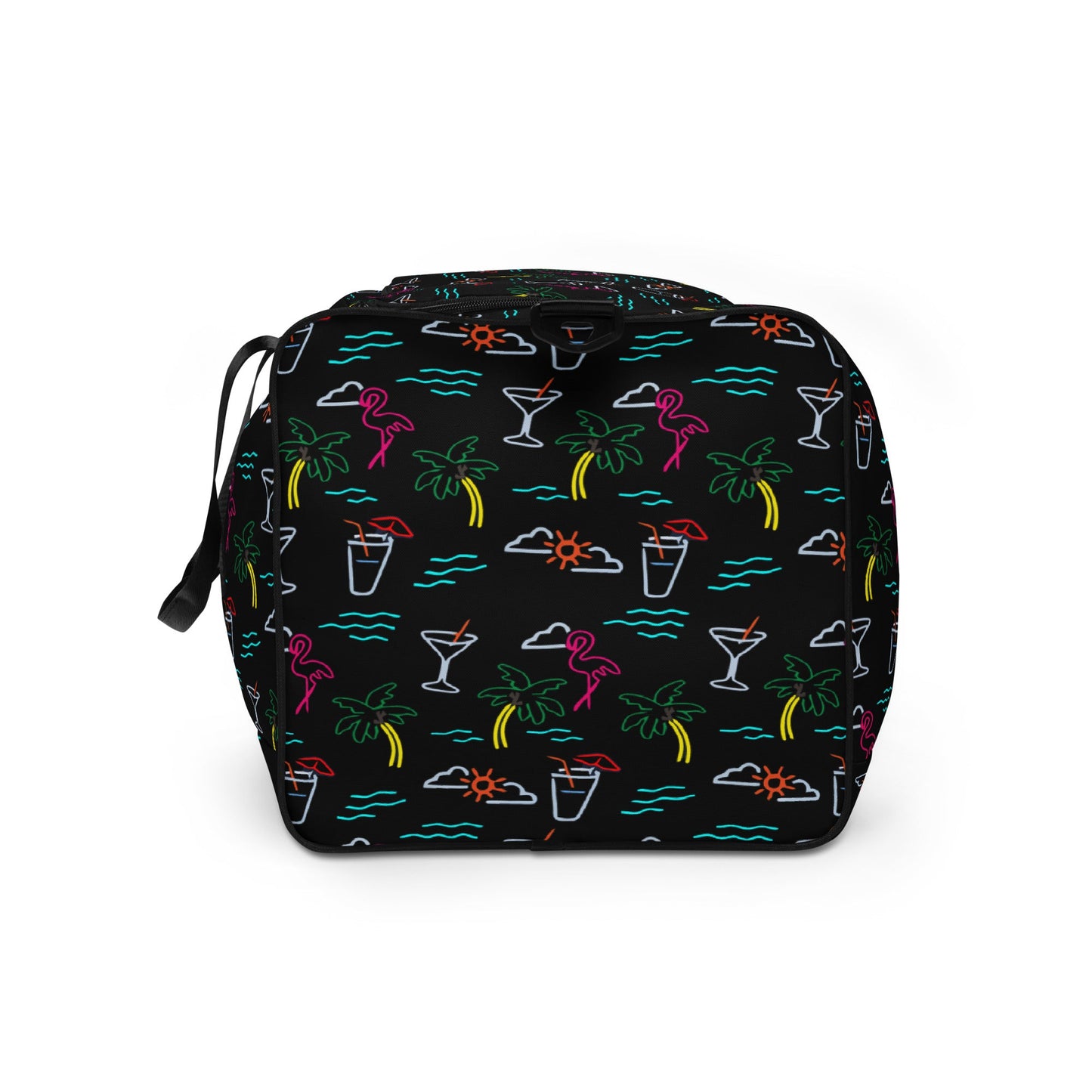 Five O'Clock Somewhere Black Duffle Bag