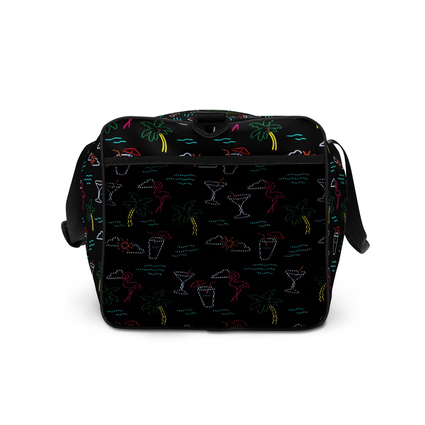 Five O'Clock Somewhere Black Duffle Bag