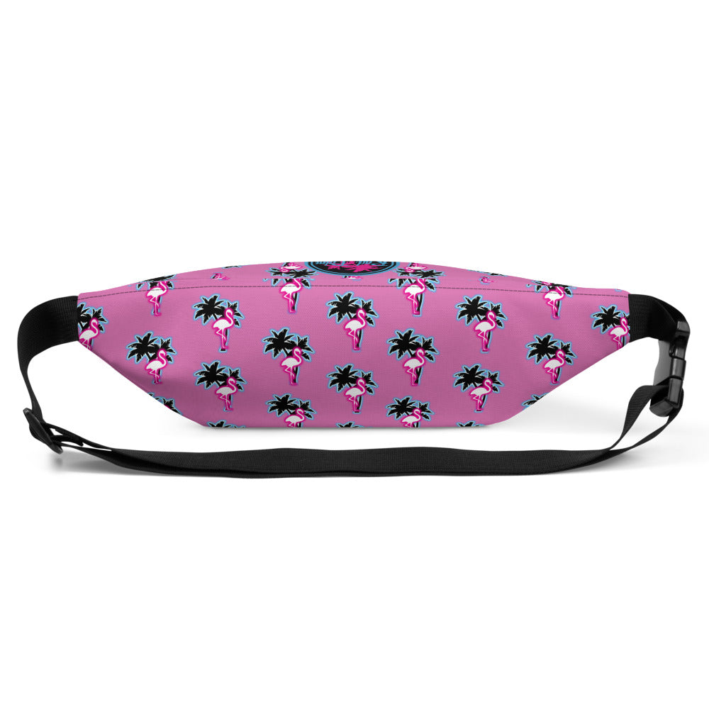 Rad Palm Pink Flamingo Fanny Pack