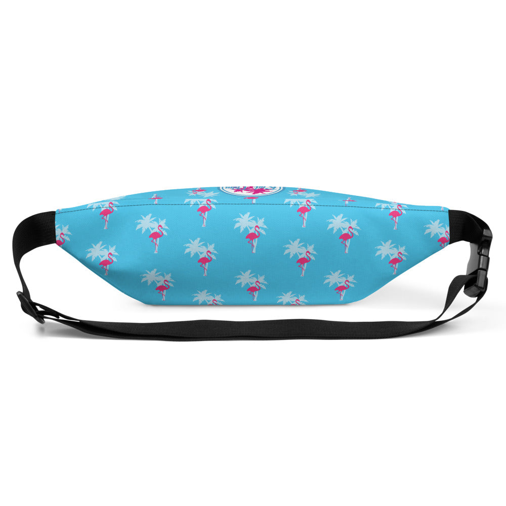 Rad Palm Flamingo Blue Fanny Pack