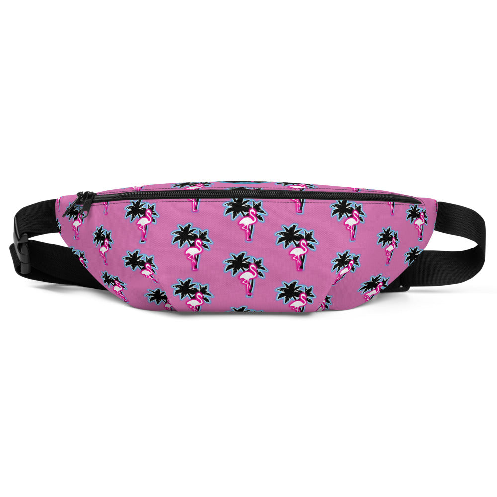 Rad Palm Pink Flamingo Fanny Pack