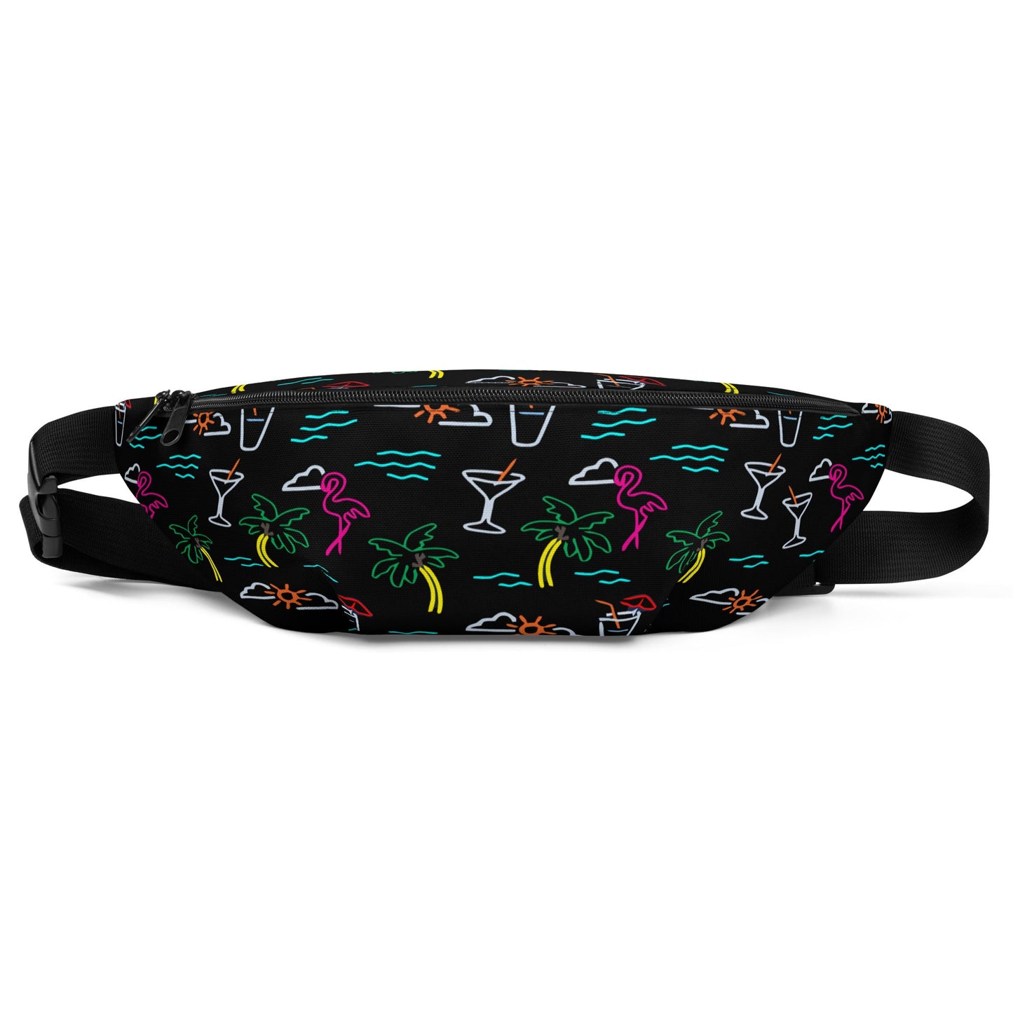 Five O'Clock Somewhere Black Fanny Pack