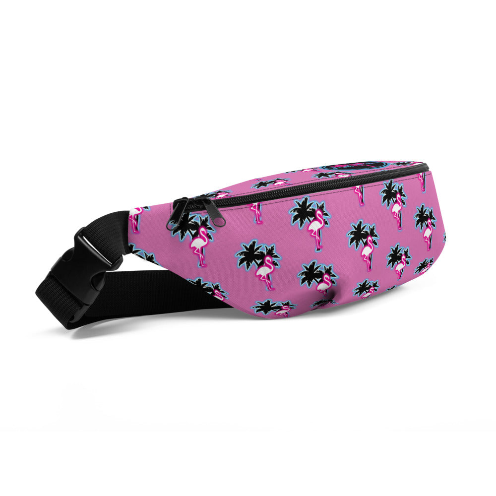 Rad Palm Pink Flamingo Fanny Pack