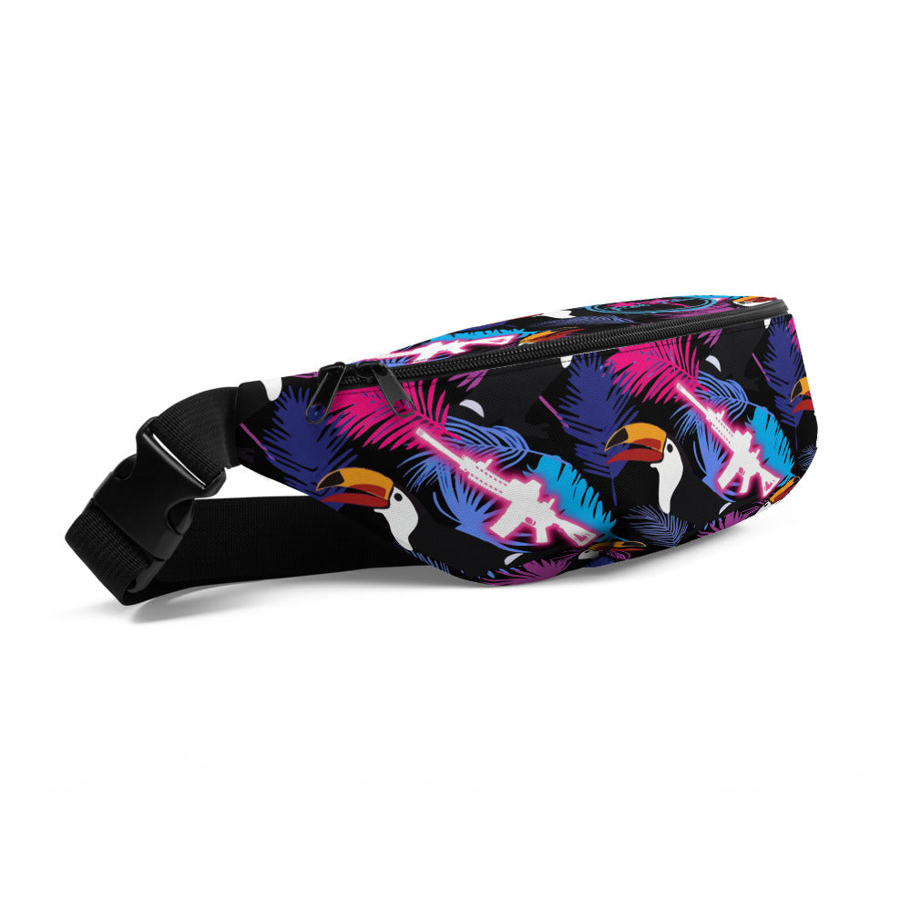 Rad Palm Toucan Attack Fanny Pack