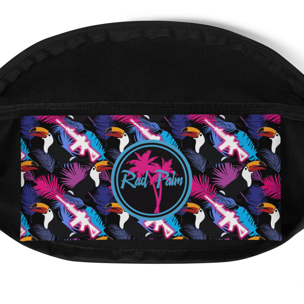 Rad Palm Toucan Attack Fanny Pack