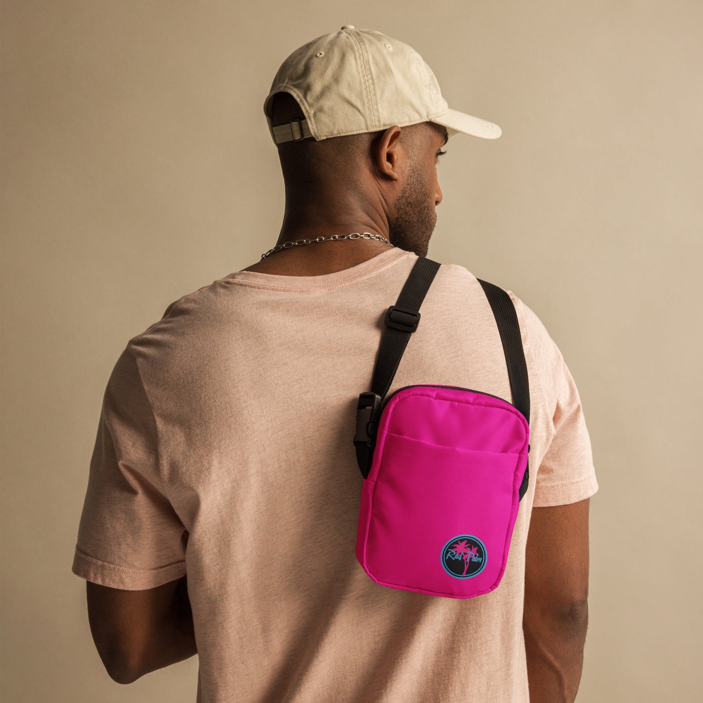 Hot Pink Utility Crossbody Bag