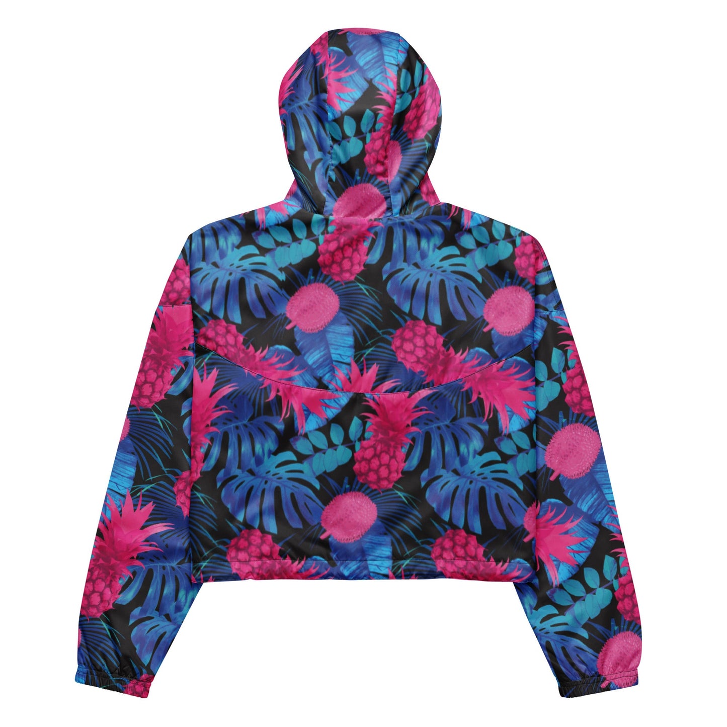 Rad Palm Pineapple Express Women’s Cropped Windbreaker