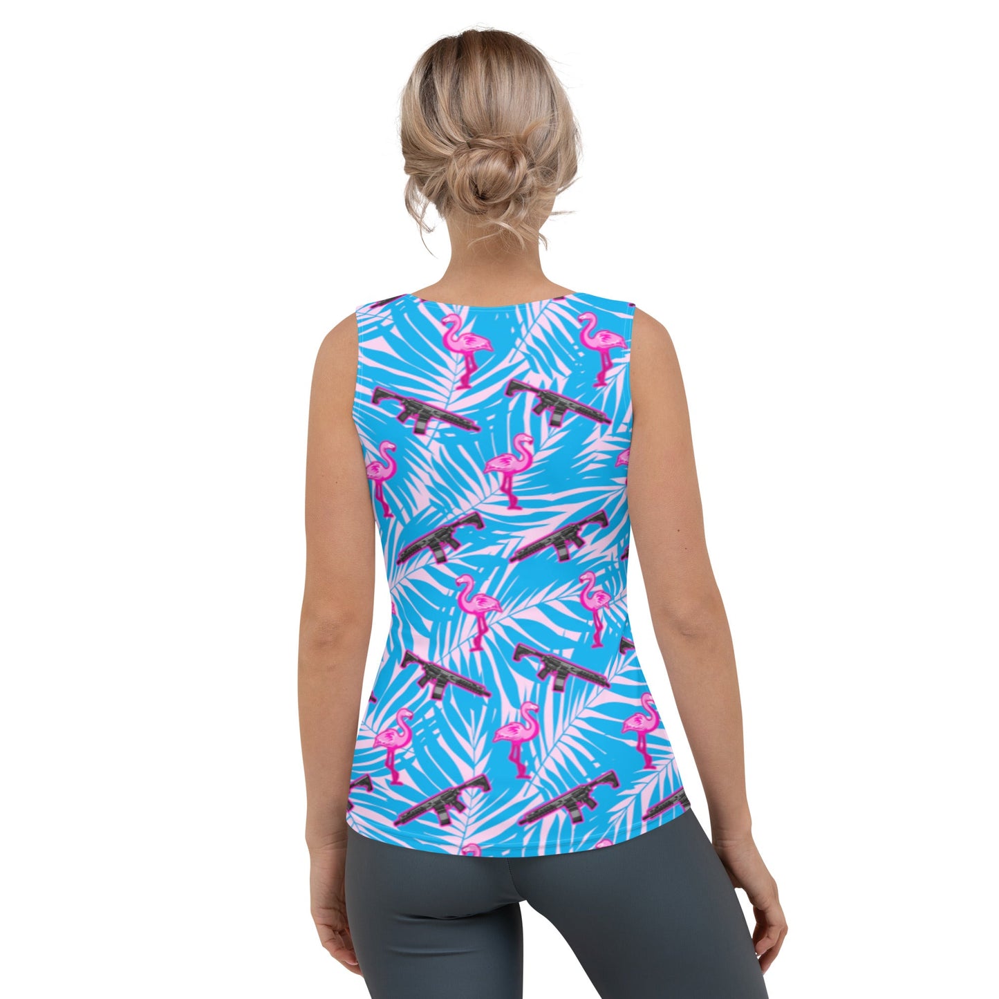 Rad Palm Frontline Flamingo Tank Top