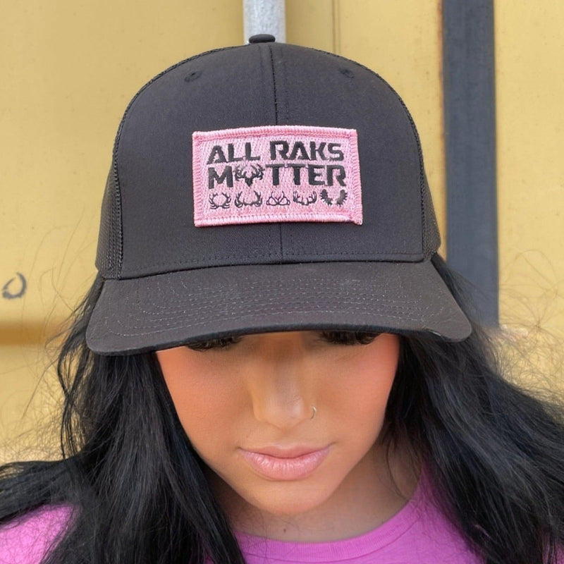 Load image into Gallery viewer, All Raks Matter ™ Trucker Hat - Pink Patch
