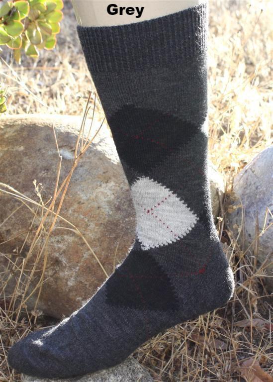 Load image into Gallery viewer, Alpaca Argyle Socks