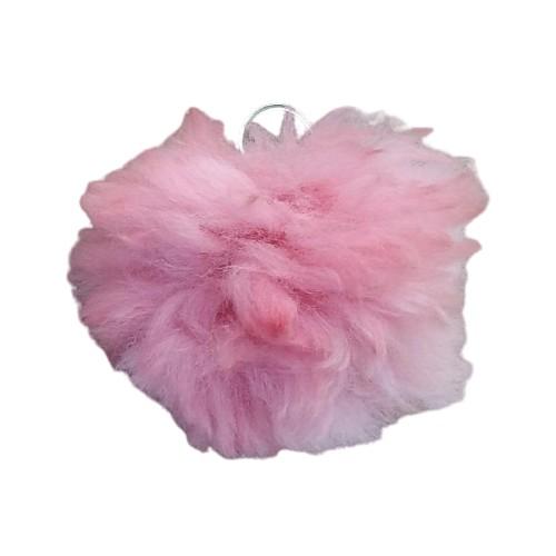 Load image into Gallery viewer, Alpaca Fuzzball Keychain