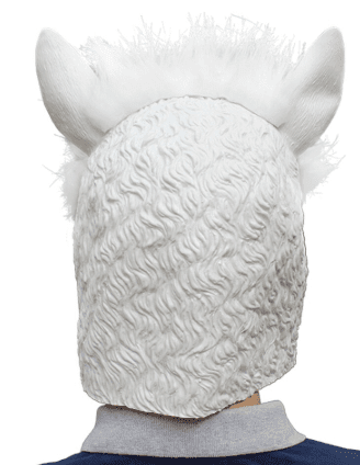 Load image into Gallery viewer, Alpaca Head Latex Party Mask
