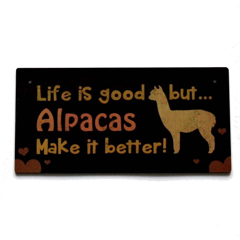 Load image into Gallery viewer, Alpaca Home Decor Wooden Plaque