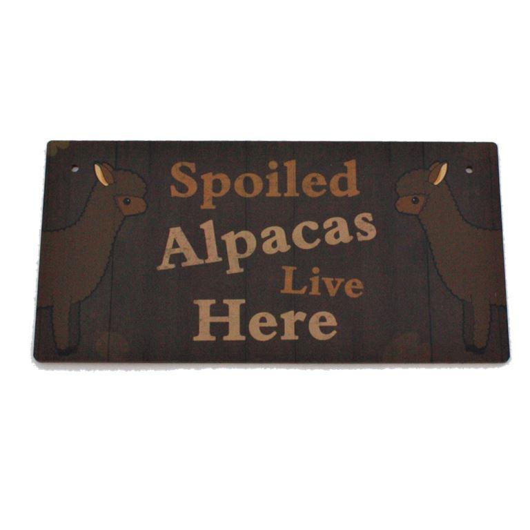 Load image into Gallery viewer, Alpaca Home Decor Wooden Plaque