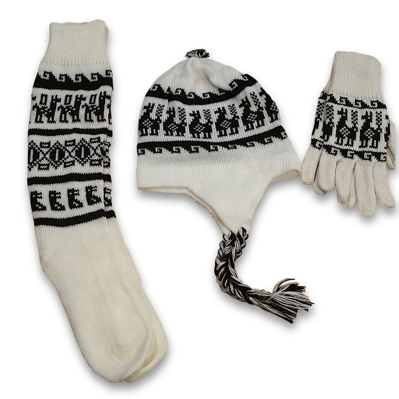 Load image into Gallery viewer, Alpaca Inca Hat, Gloves, Socks set