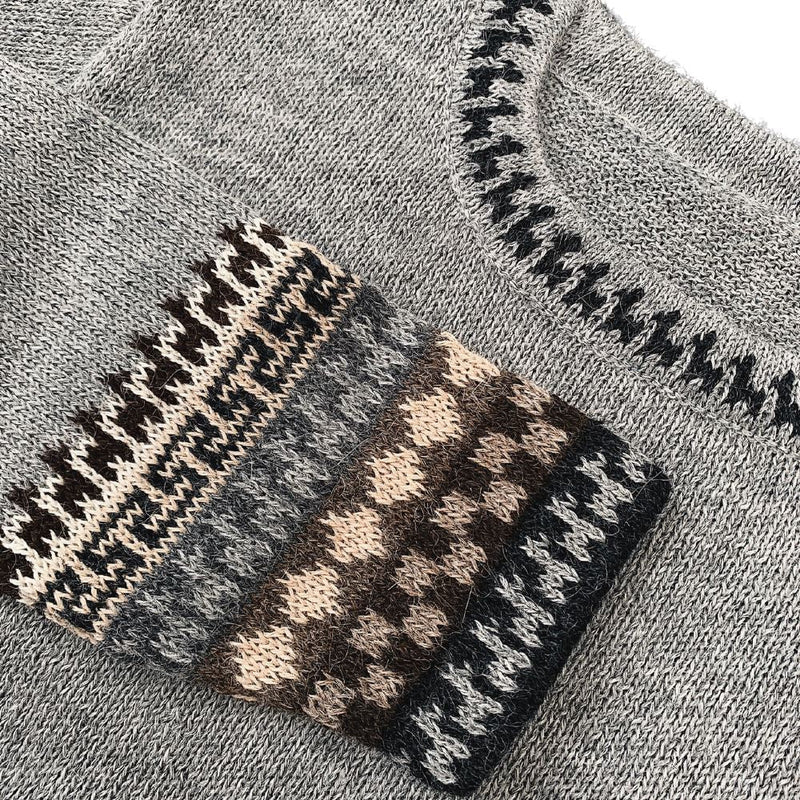 Load image into Gallery viewer, Alpaca Inca Patterned Sweater
