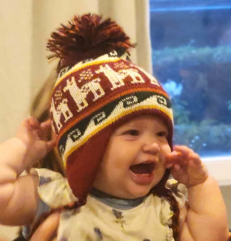 Load image into Gallery viewer, Alpaca Infant Toddler Chullo Hat