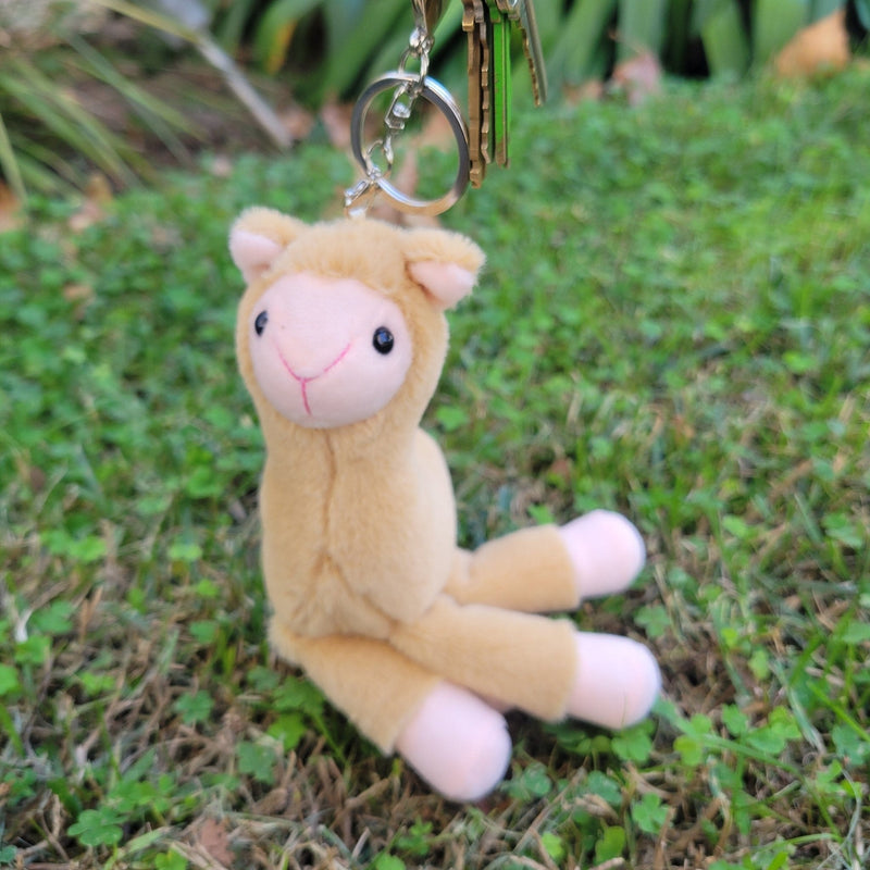 Load image into Gallery viewer, Alpaca Keychain Plush