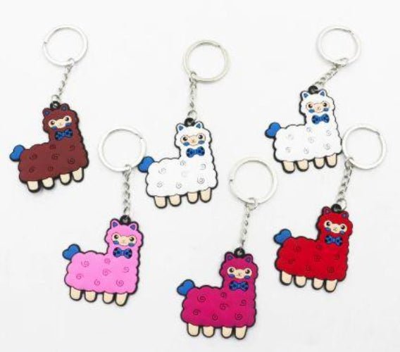 Load image into Gallery viewer, Alpaca Tag Keychain