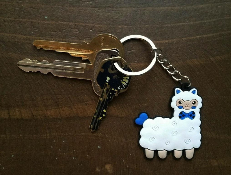 Load image into Gallery viewer, Alpaca Tag Keychain