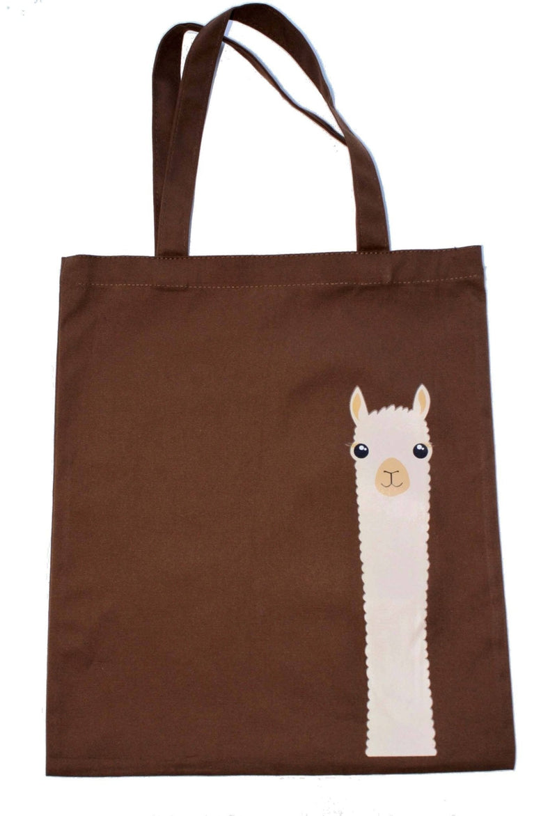 Load image into Gallery viewer, Alpaca Watching Tote Bag
