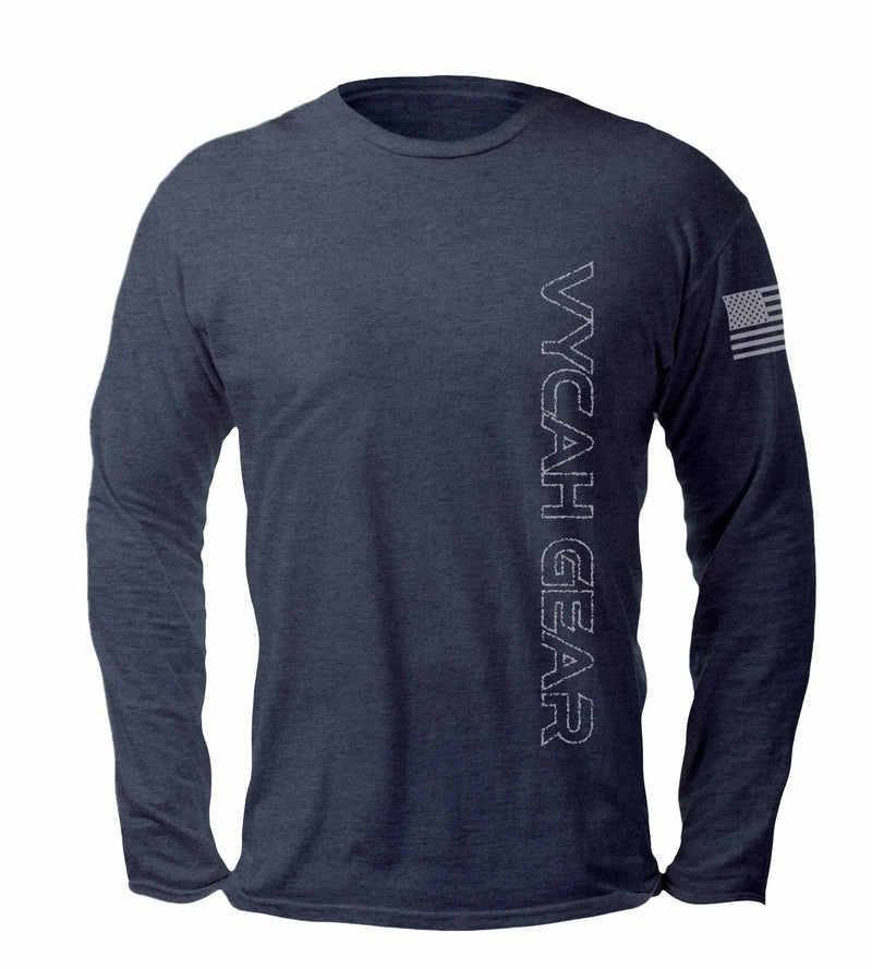 Load image into Gallery viewer, Vycah Freedom Tee - Heather Navy