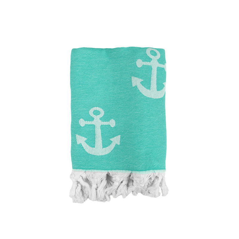 Load image into Gallery viewer, Anchor - Turkish Beach Towel