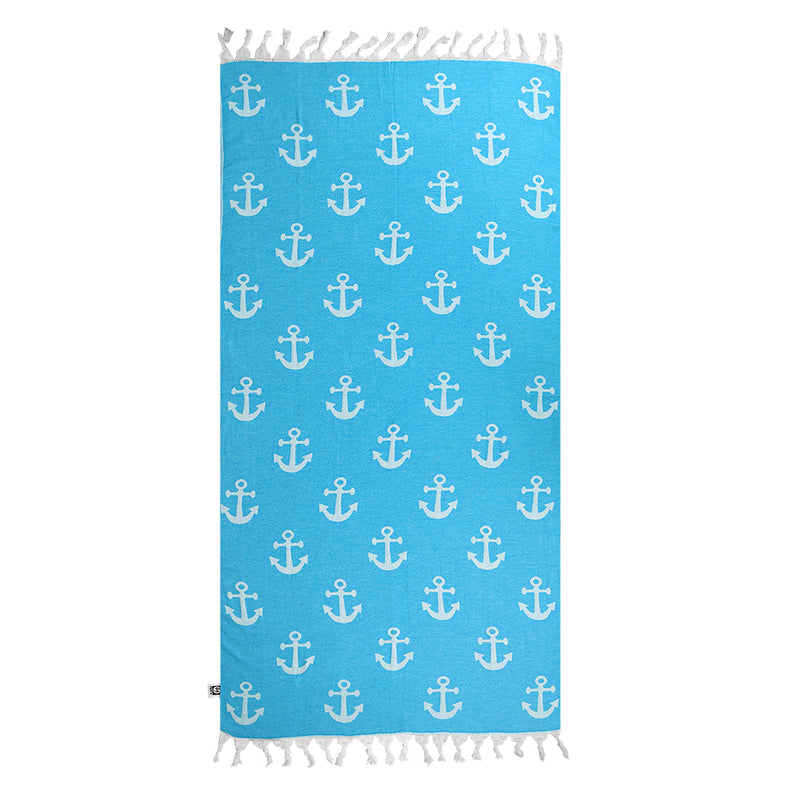 Load image into Gallery viewer, Anchor - Turkish Beach Towel