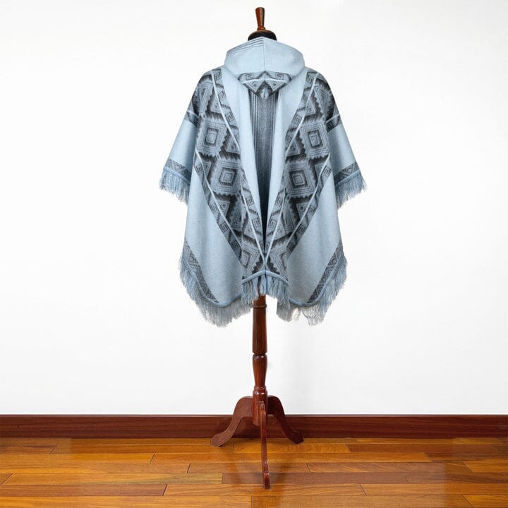 Load image into Gallery viewer, Andean Sky Alpaca Poncho