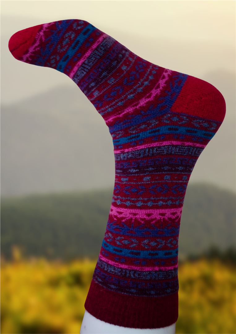 Load image into Gallery viewer, Andes Alpaca Socks
