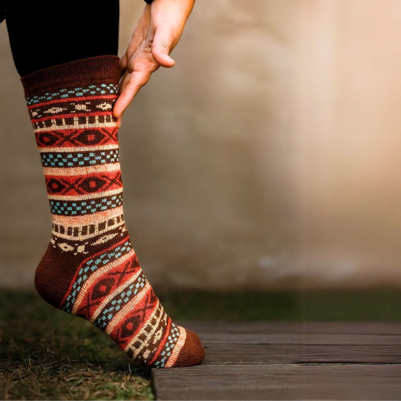 Load image into Gallery viewer, Andes Alpaca Socks