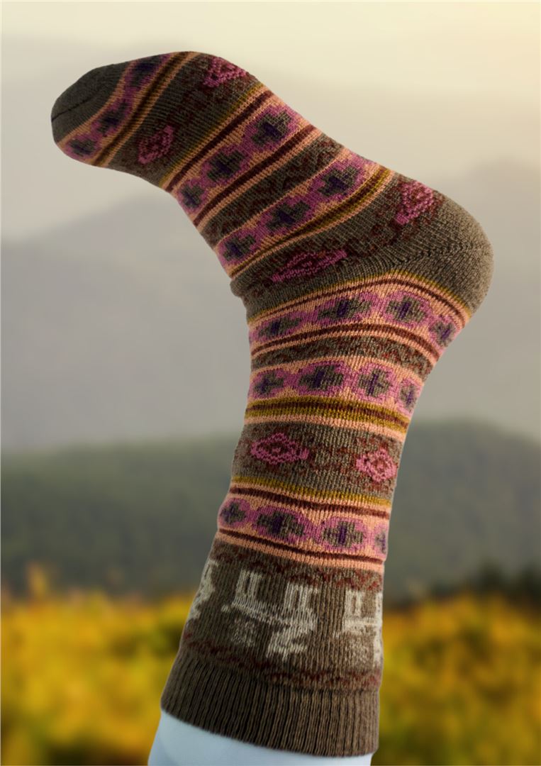 Load image into Gallery viewer, Andes Alpaca Socks