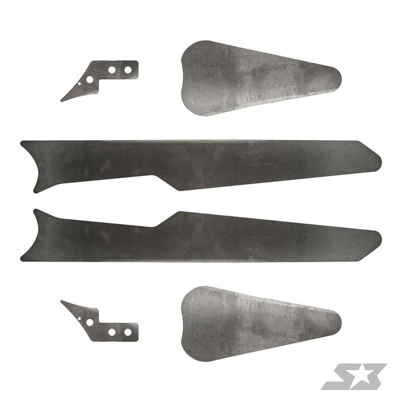 Load image into Gallery viewer, Can-Am Maverick X3 72" Trailing Arms Weld-In Gusset Kit