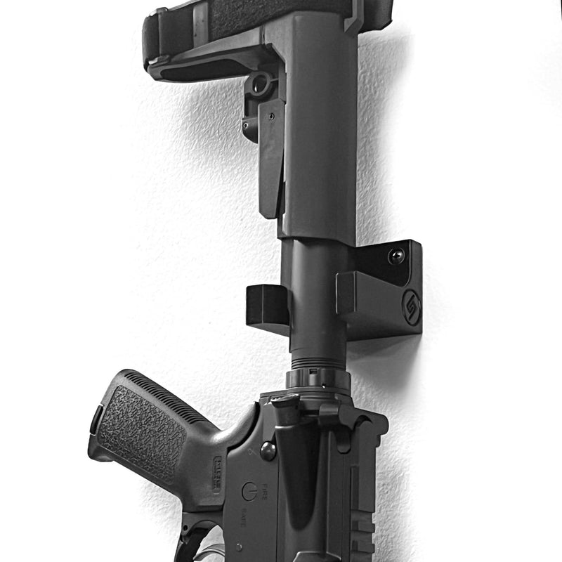 Load image into Gallery viewer, AR-15 Buffer Tube Wall Storage Mount