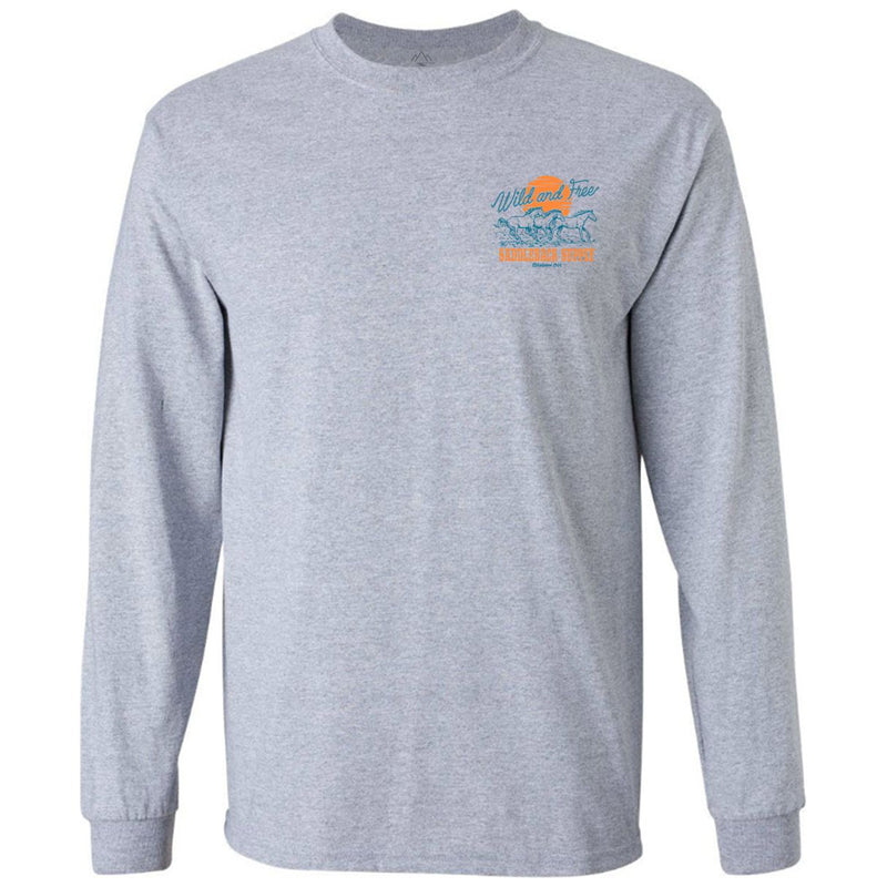 Load image into Gallery viewer, Wild and Free Long Sleeve Tee