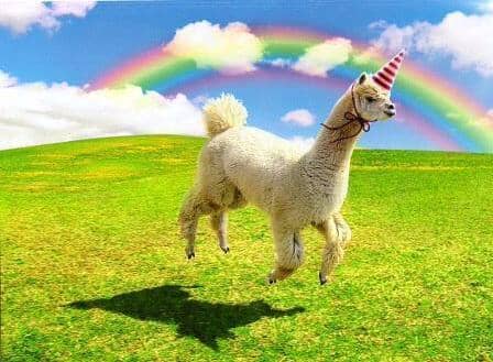 Load image into Gallery viewer, Avanti Alpaca Greeting Card - Alpaca Unicorn - Birthday