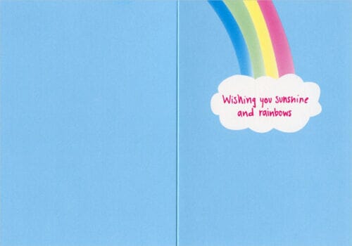 Load image into Gallery viewer, Avanti Alpaca Greeting Card - Wishing You Sunshine and Rainbows