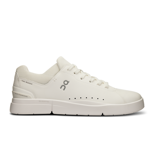Men's On The Roger Advantage 2, All White, 8.5 D Medium - Skoutley Outdoors LLC