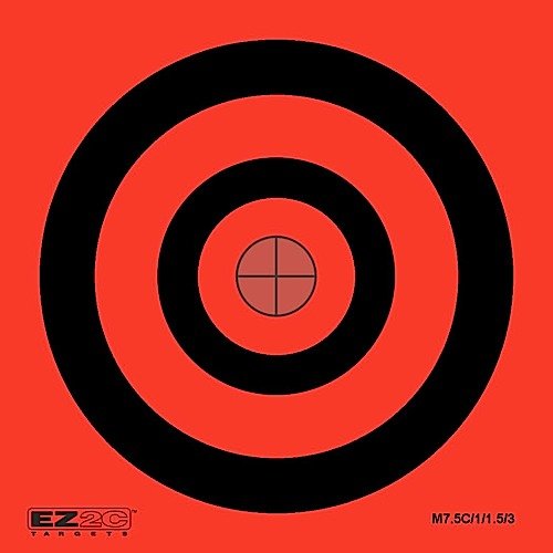 Load image into Gallery viewer, 100 EZ2C Mini Shooting Targets, Bright Fluorescent Self-Adhesive 3.5" x 3.5" USA MADE (Pack of 100)