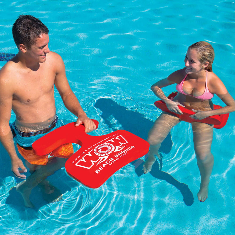 Load image into Gallery viewer, WOW Watersports Beach Bronco Pool Float Red