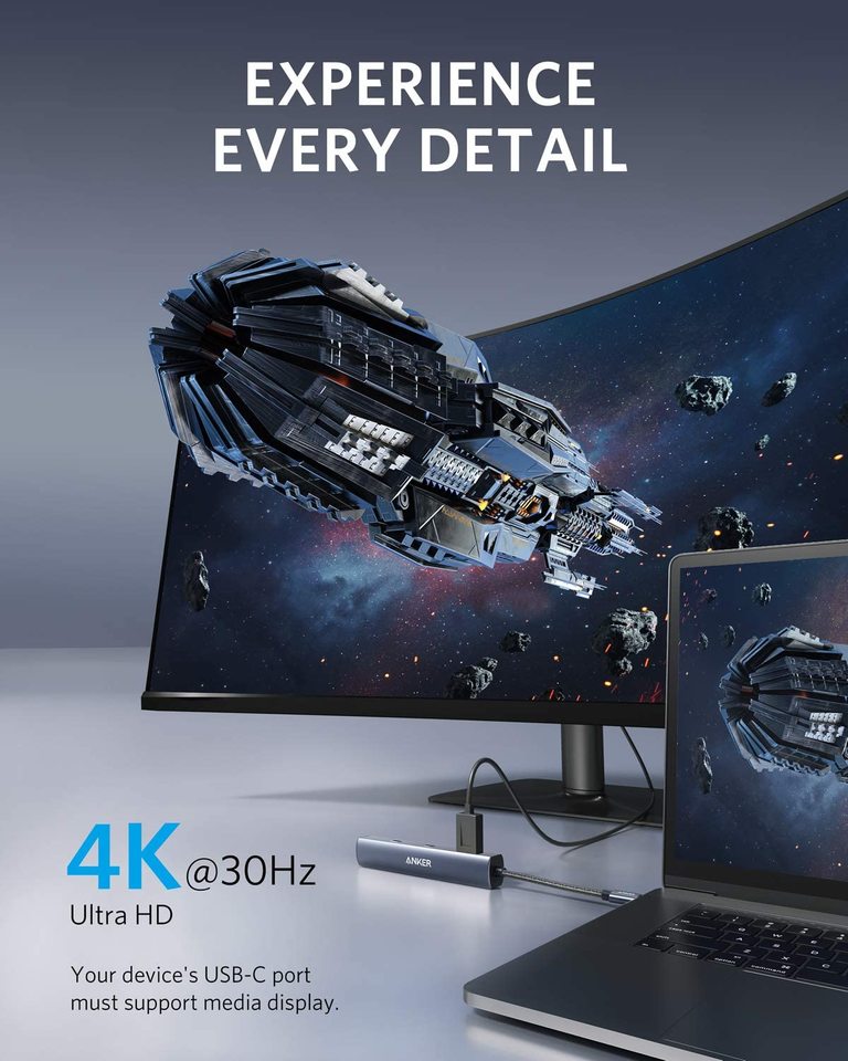 Load image into Gallery viewer, Anker <b>543</b> USB-C Hub (6-in-1, Slim)