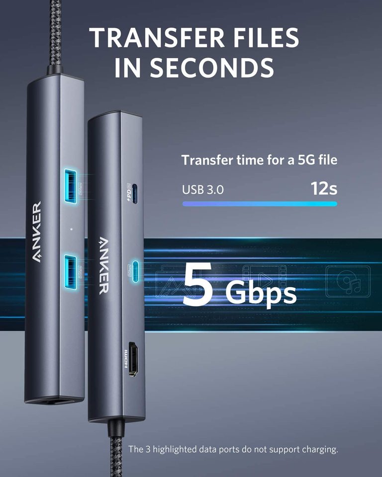 Load image into Gallery viewer, Anker <b>543</b> USB-C Hub (6-in-1, Slim)