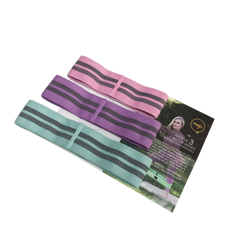 Load image into Gallery viewer, Pack of Three Booty Bands - 3 Sizes 3 Weights
