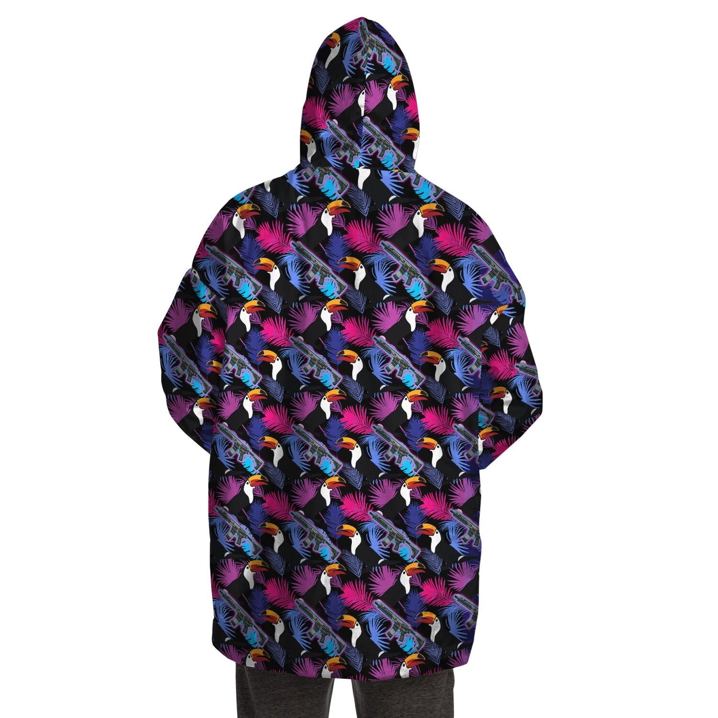 Rad Palm Toucan Attack Snug Hoodie