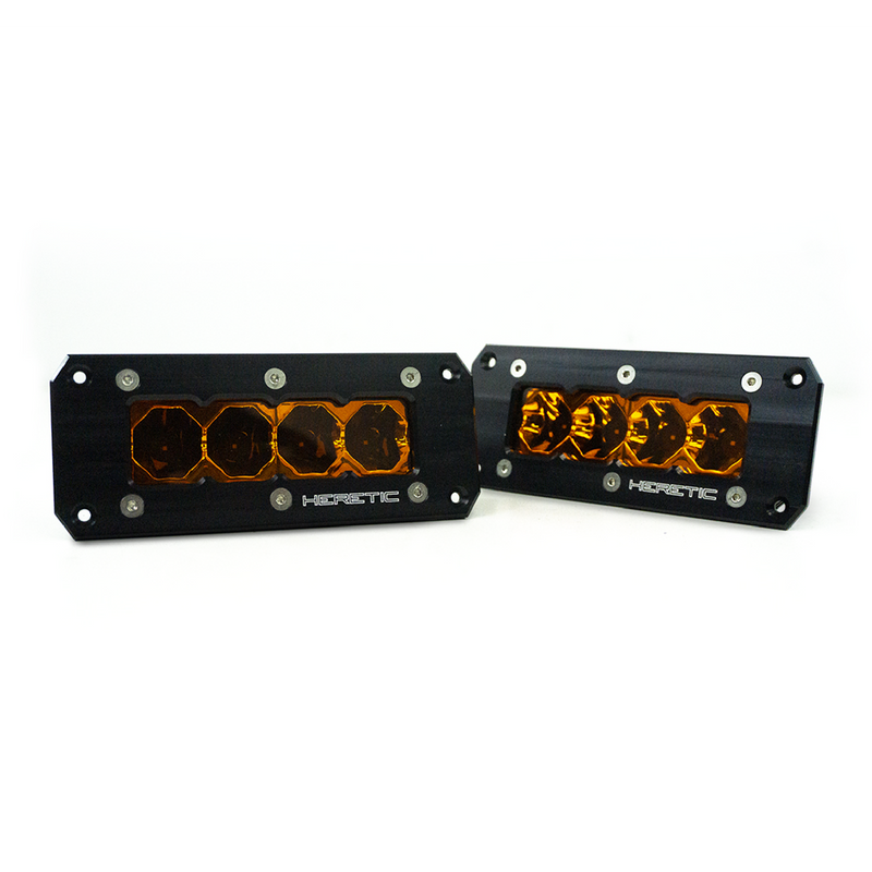 Load image into Gallery viewer, BA-4 Flush Mount Amber LED Pod Light
